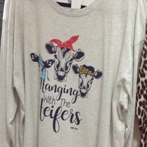 Hanging with the heifers shirt